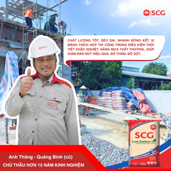 Home 121 Home đánh giá khách hàng sử dụng xi măng scg
