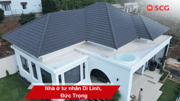 Home 86 Home Nhà ở tư nhân Di Linh, Đức Trọng - Sử dụng ngói màu SCG E12
