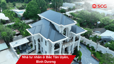 Home 52 Home Nhà tư nhân ở Bắc Tân Uyên, Bình Dương sử dụng planio màu 308