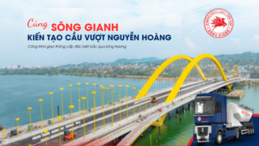 Home 43 Home Công trình sử dụng xi măng Sông Gianh: Cầu vượt Nguyễn Hoàng - Thừa Thiên Huế